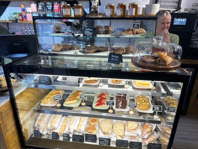 Savoury counter at Queen of Tarts